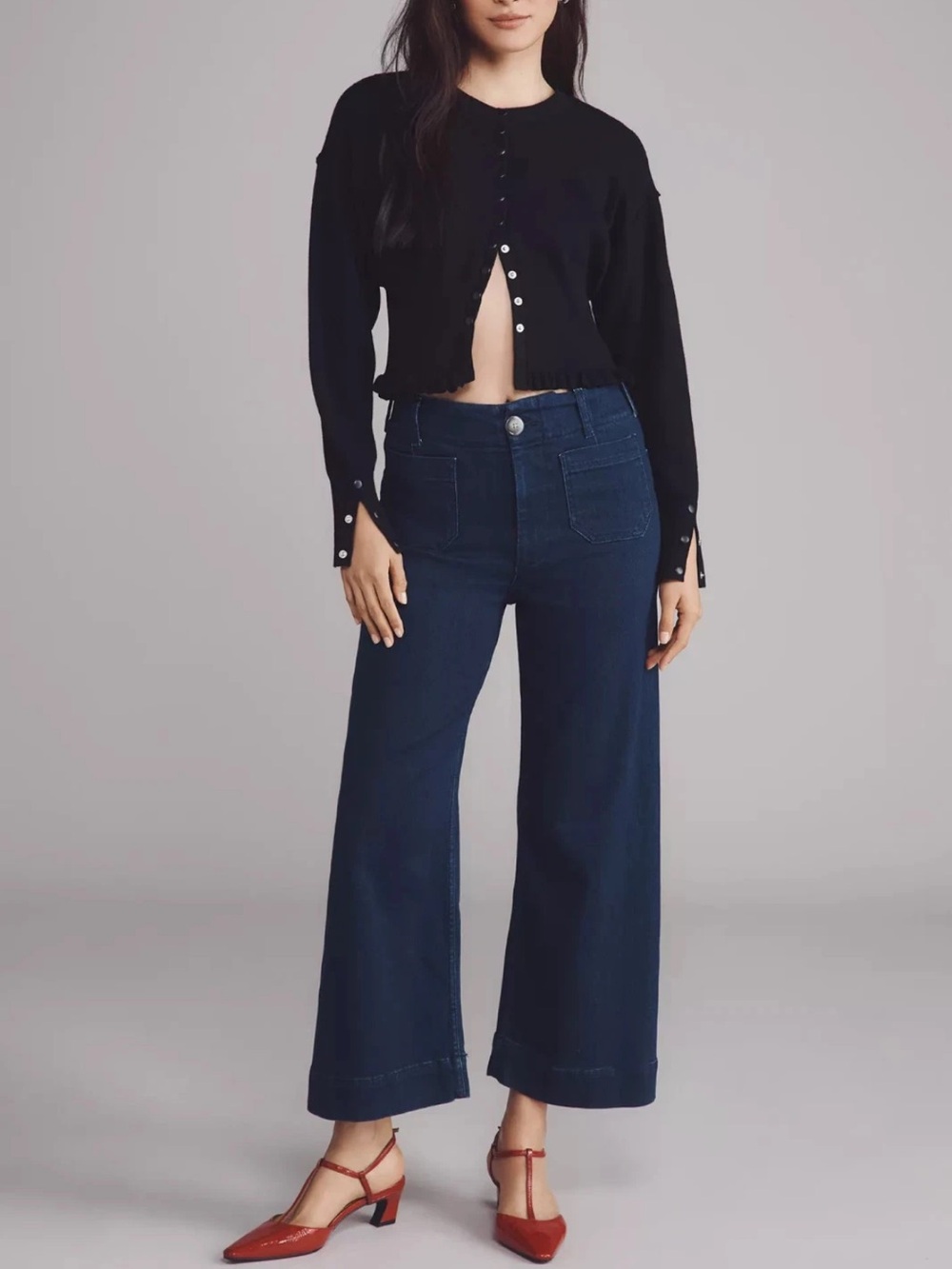 Anthropologie Maeve Colette Wide Leg Jeans 29